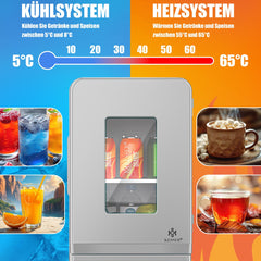 Mini koelkast - Skincare Fridge - Frigobox - 15 Liter - Grijs - KESSER®