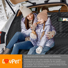 LOVPET® Hondendeken Auto - Waterafstotend - Zwart