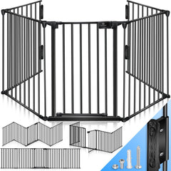 KESSER® Traphekje - Veiligheidshekje - 300cm - Zwart