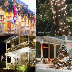 Aigostar LED lichtsnoer - Kerstverlichting - 250 LED - 10 meter - IP44 - warm wit - Kerstboomverlichting - Voor binnen en buiten