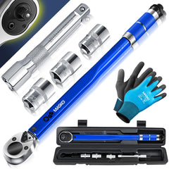 MASKO® Momentsleutel - 6-delig set - 40-210Nm - Blauw