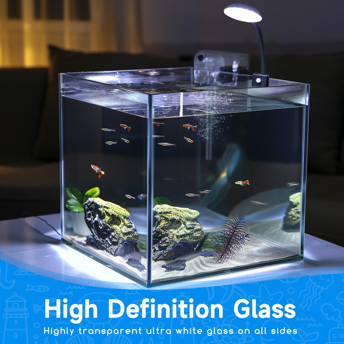 Nobleza Aquarium - 30x30x30 cm - 27 L
