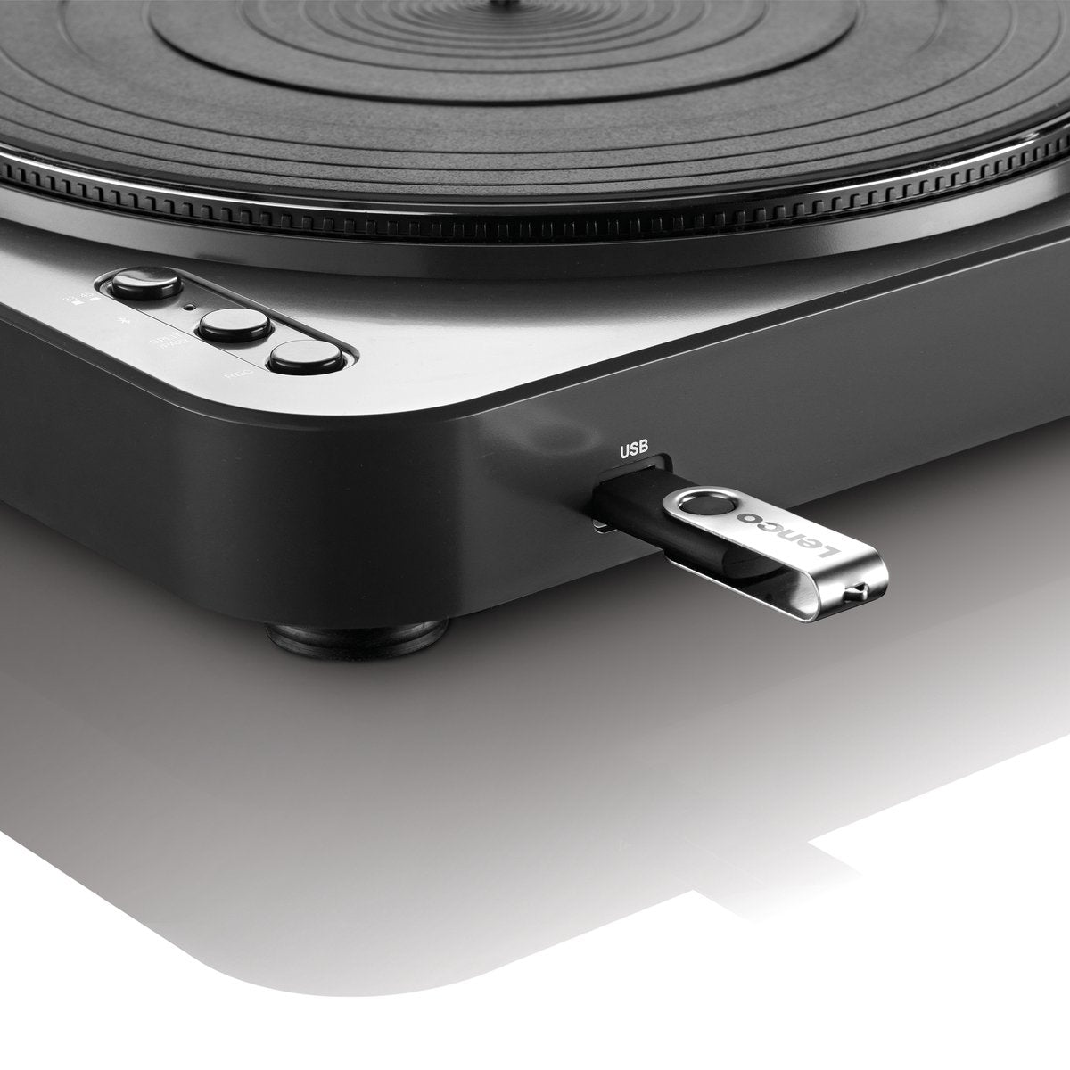 Lenco Platenspeler met Bluetooth - LBT-120BK - Zwart •