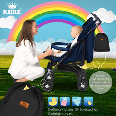 Voetenzak voor Autostoeltje en Buggy - Baby Slaapzak - Zwart - KIDIZ®