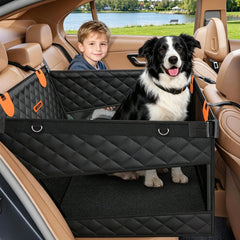 Nobleza autostoel hond - Hondenmand auto - Hondenstoel auto - 72x58x55cm - Automand hond - Zwart