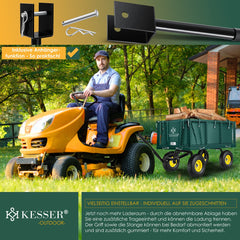 KESSER® Tuinkar - Bolderkar - 550 kg belastbaar - Groen