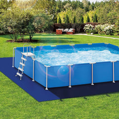 Tillvex Zwembad grondzeil - uv-stabiel - 338x239cm - Blauw