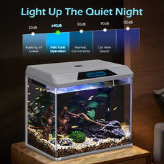 Aquarium Kit - 49,8x29x43,5 cm - 54L - Wit - Nobleza