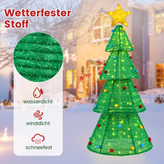 Kerstboom met verlichting - Kunstkerstboom - 190 cm - Met standaard - COSTWAY •