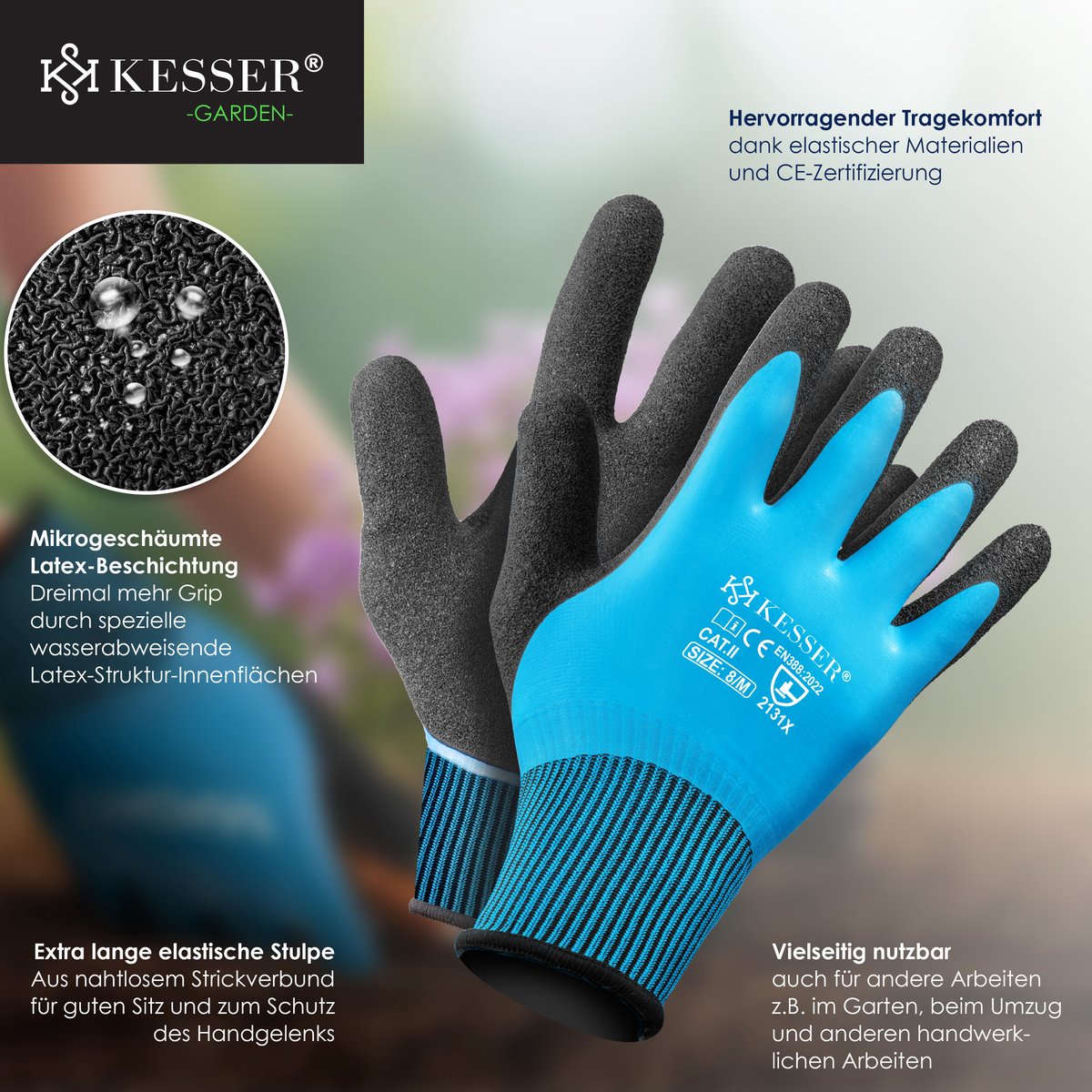 KESSER® Tuinafvalzak - Sterke Tuinzak - Bladzak - 3x272L - Zwart