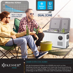 Compressor Koelbox elektrisch - Coolbox - Frigobox - 40L - Zilver