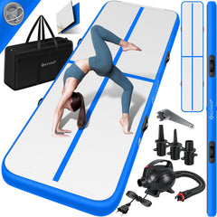 KESSER® Gymnastiekmat - Airtrack - Turnmat - 5M - Blauw