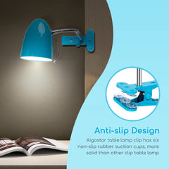 Tafellamp - Bureaulamp - Leeslamp - Blauw - Aigostar