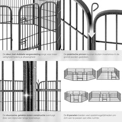 Puppyren - Hondenren- Dierenren - 60 cm hoog - Tectake®