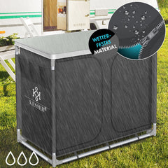 KESSER® Campingkeuken Opvouwbaar - Kampeerkeuken - Antraciet
