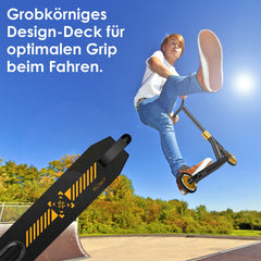 KESSER® Stuntstep - Step voor Volwassenen en Kinderen - Zwart