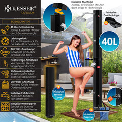 KESSER® Buitendouche - Tuindouche - Solar - 40L - Zwart