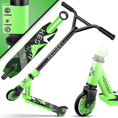 KESSER® Stuntstep voor Volwassenen en Kinderen - Kinderstep - Groen •
