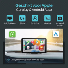 Carplay Scherm - Android & Apple - Achteruitrijcamera - Navigatiesysteem - Olvy