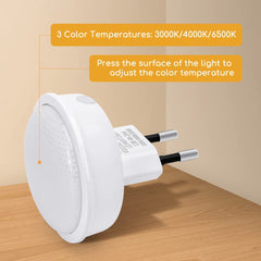 Nachtlampje Stopcontact - Met bewegingssensor - 2 stuks - Wit - Aigostar