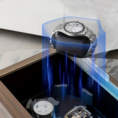 Watchwinder Hout - Horloge doos - Horloge winder - Bruin - Olvy