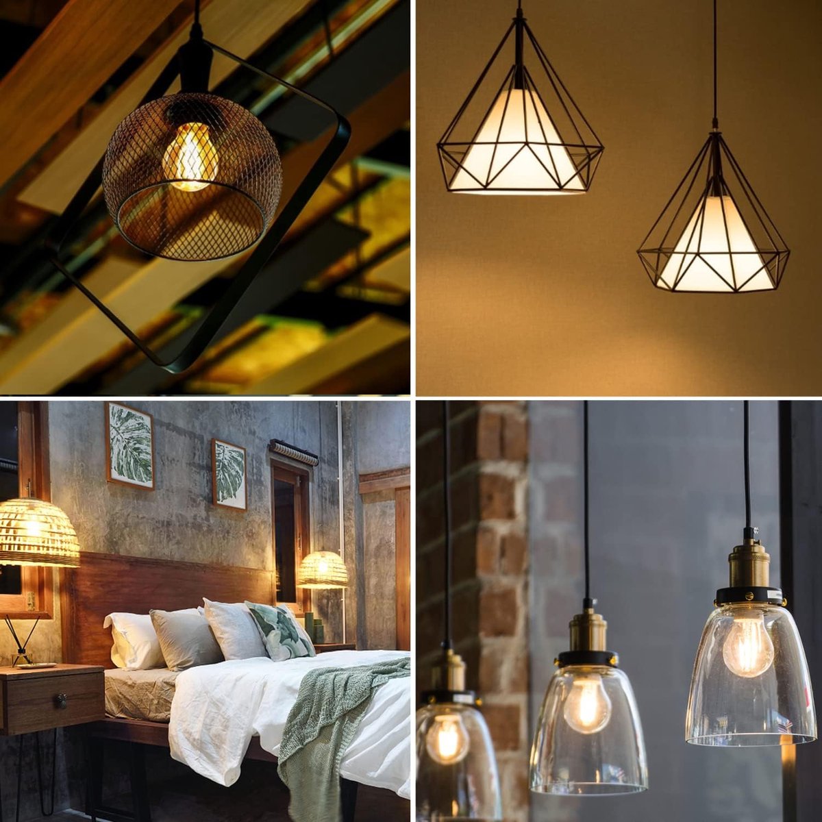 E14 LED lamp - Dimbaar - Filament lamp - 4W - 5 stuks - Aigostar