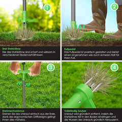 KESSER® Onkruidsteker - Onkruidverwijderaar - Wortelverwijderaar - Groen