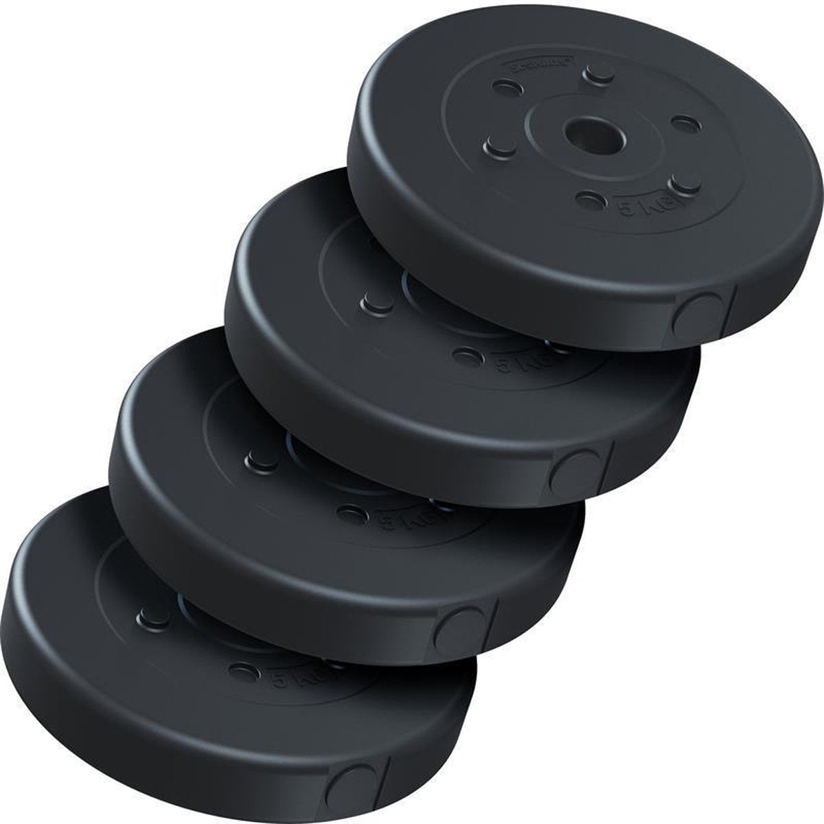 Halterschijven - Halter gewichten - 30 mm - 4x5 kg - ScSPORTS®