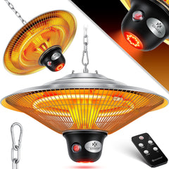 KESSER® Terrasverwarmer - Voor plafond - 1500W - Zilver