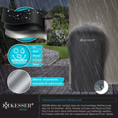 KESSER® Bistroset 2 Persoons - Tuinstoelen - Tuinset - Wit