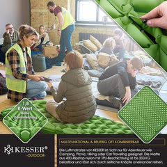 Kesser Camping Matras - Opblaasbaar Luchtbed - Groen