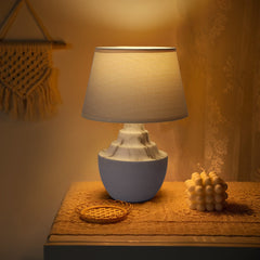 Tafellamp - Bureaulamp - Tafellamp slaapkamer - Grijs - Aigostar