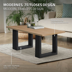 Tafelpoten salontafel - Metaal - 40x43 cm - Zwart - ECD Germany