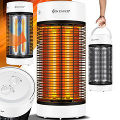 Infrarood Verwarming - Terrasverwarmer - Elektrische Heater - Wit - KESSER®