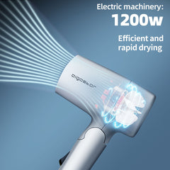 Fohn - Haardroger - Inklapbare Föhn - 1200W - Wit - Aigostar