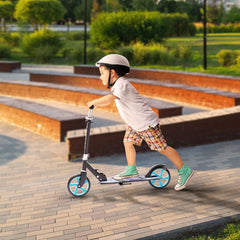 AREBOS Stepjes - Kinderstep - Voor Jongens en Meisjes vanaf 8 Jaar - tot 100kg - Blauw