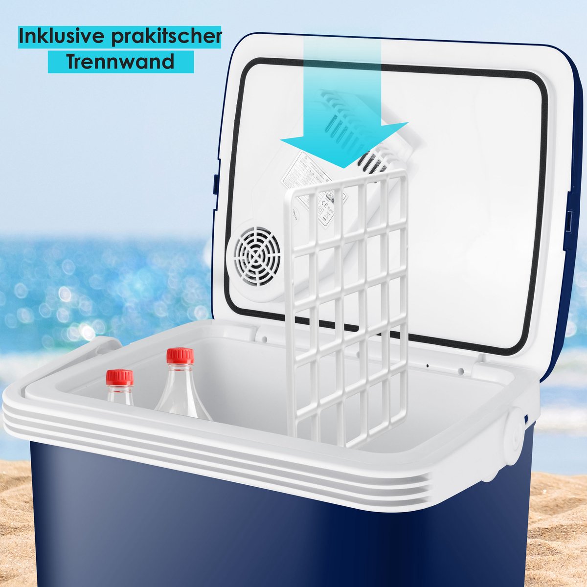 KESSER® Thermo-Elektrische Koelbox – 32L – 12V/230V – Marineblauw •