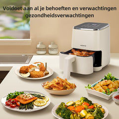 Aigostar Airfryer - Heteluchtfriteuse - 2 Liter - 1200W - Wit •