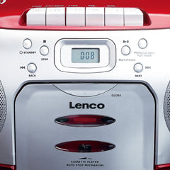 Lenco SCD-410RD - Radio Cassette - CD-speler •