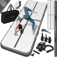 KESSER® Gymnastiekmat - Airtrack - Turnmat - 5M - Antraciet
