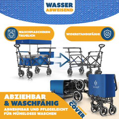 KESSER® Bolderkar - Opvouwbaar - Bolderwagen - Blauw •