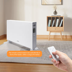 Elektrische Kachel - Heater - Convectorkachel met thermostaat - 2000W - Wit - Aigostar