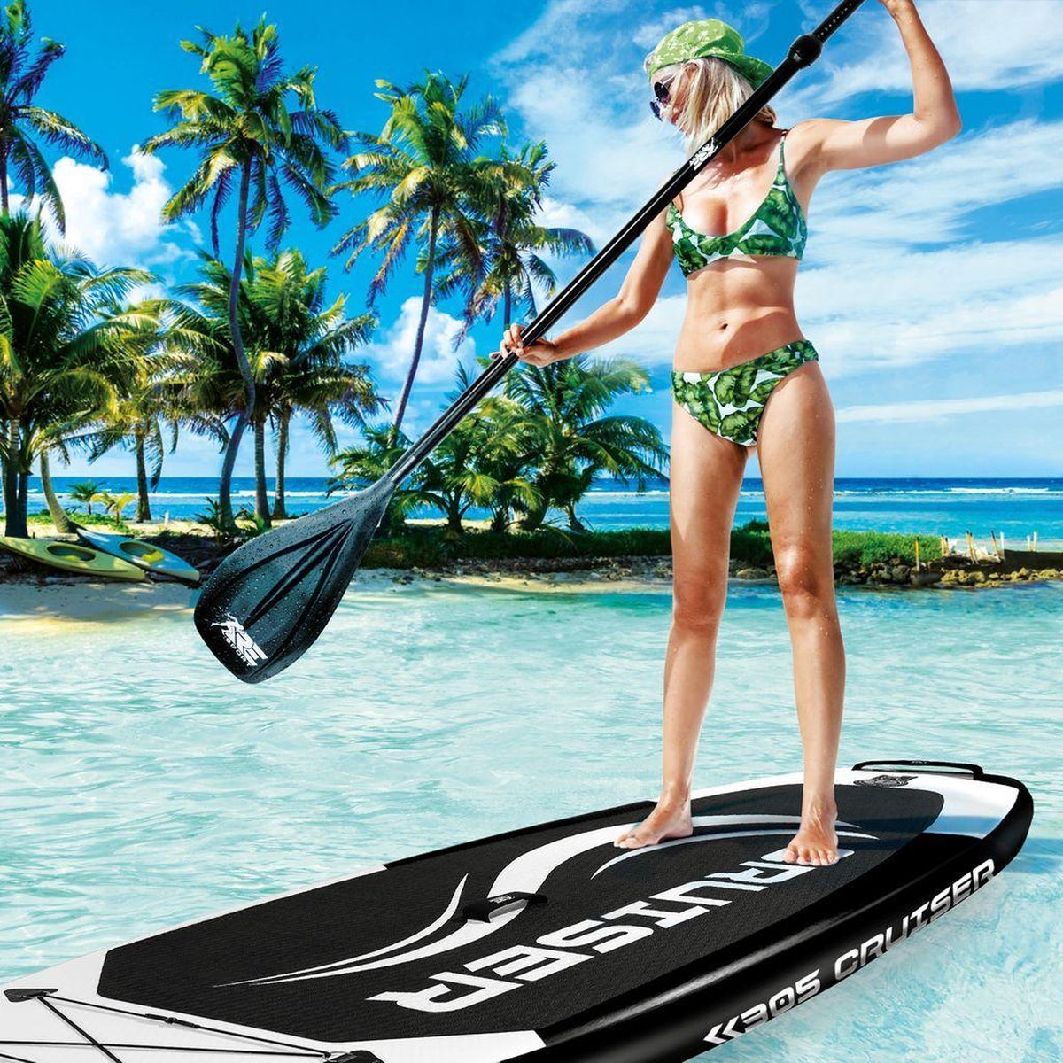 RE: SPORT-SUP Board 305cm Zwart-supboard- opblaasbaar- stand up paddle set- surfboard --paddling premium