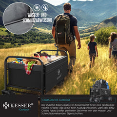 KESSER® Bolderkar - Opvouwbaar - Bolderwagen - Zwart