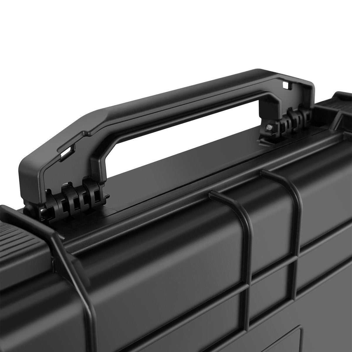 tectake® - Universele box koffer lang - Camerakoffer - Draagbaar (3 handgrepen) - Incl. schuimstof, 2 wielen en knipsluitingen - Harde schaal - 113,5 x 41 x 16 cm - Trolley