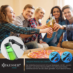 KESSER® Mini-koelkast - 15 Liter - 5-65°C - Marineblauw •