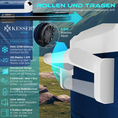 Compressor Koelbox elektrisch - Coolbox - Frigobox - 41L - Blauw