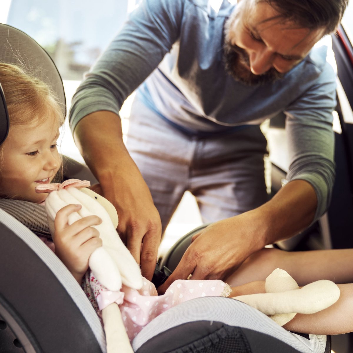 FableKids Kinderautostoel MIKA ECE 3-punts veiligheidsgordel hoogte verstelbaar