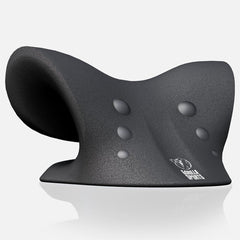 Gorilla Sports Nek Stretcher - Voor Nek- en Schouderpijn - Massagepunten & Ergonomische Ondersteuning - Compact & Lichtgewicht - Zwart