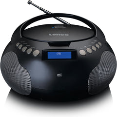 Lenco Radio op Batterijen - Draagbare Radio met DAB FM en Bluetooth - SCD-341BK - Zwart •